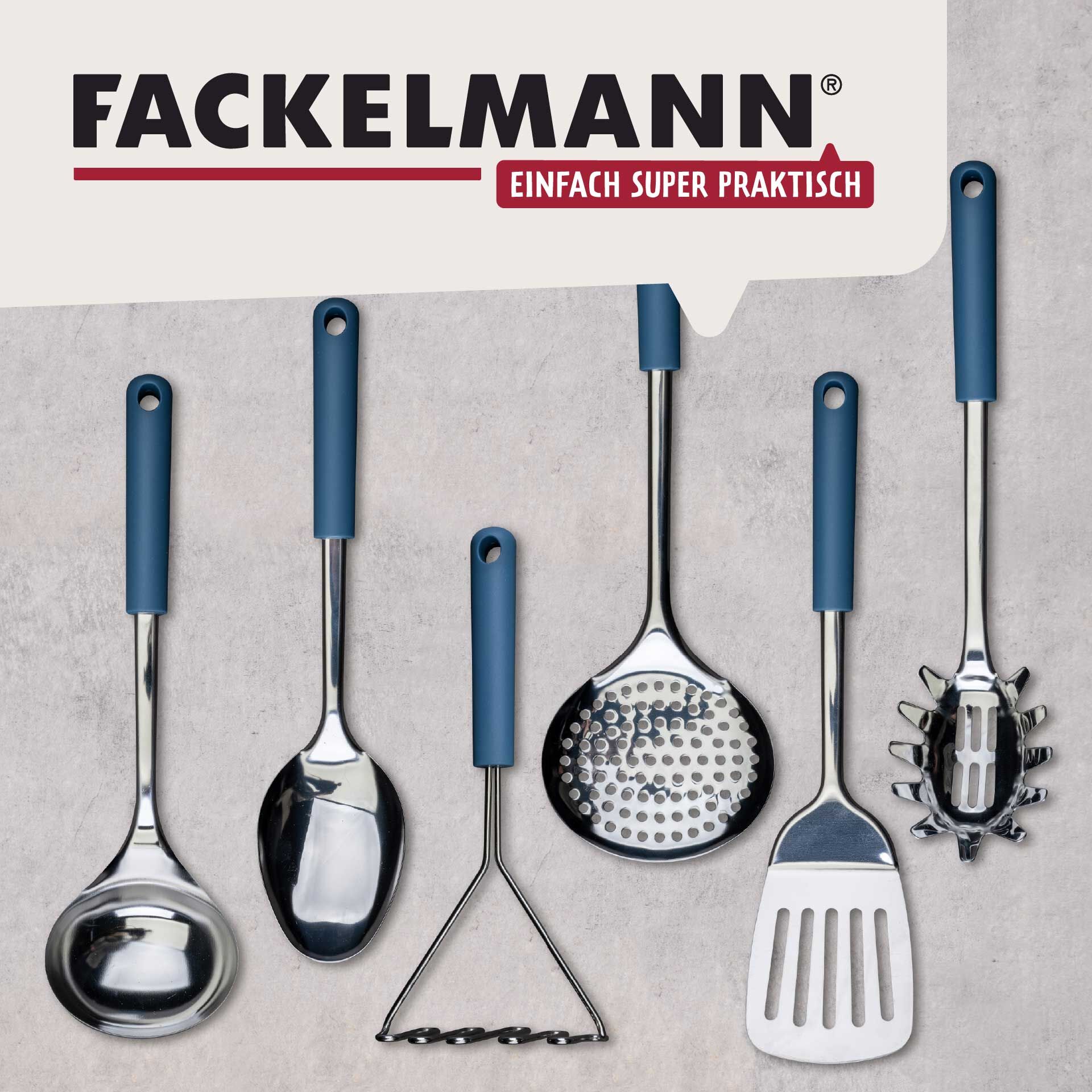 Łyżka serwisowa Essential, niebieska - idealna do serwowania potraw