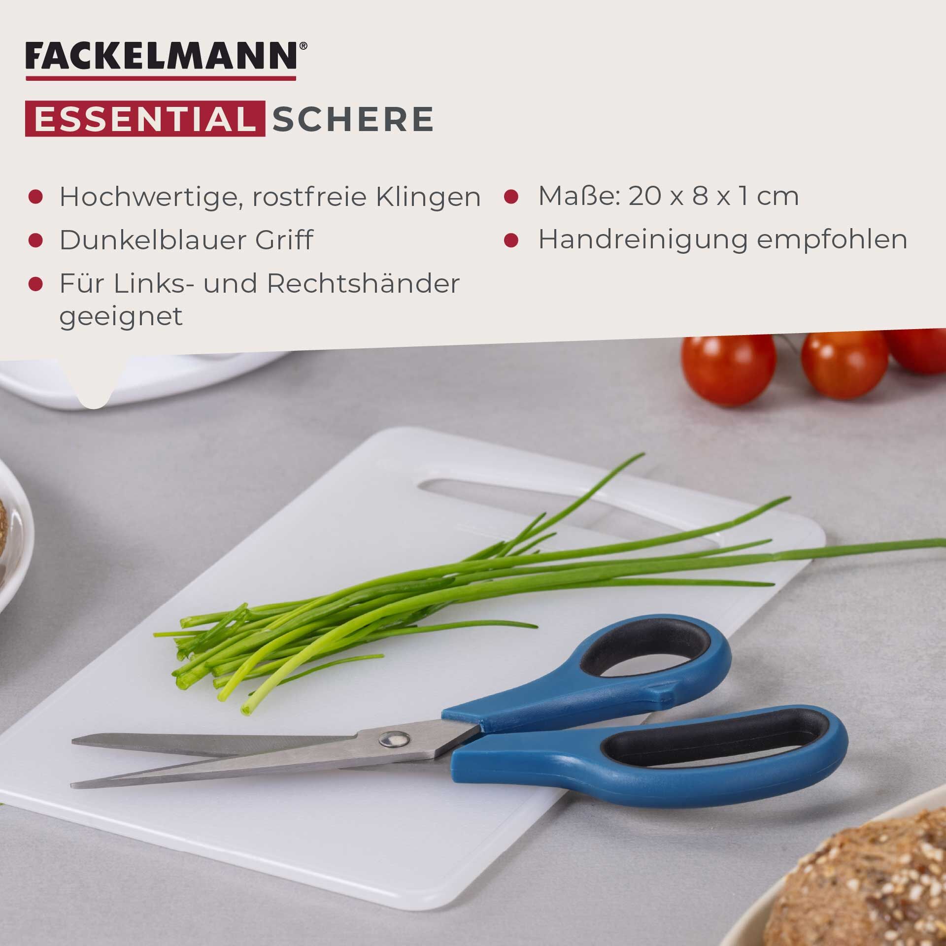 Nożyczki Essential, 19 cm – idealne do codziennych zadań