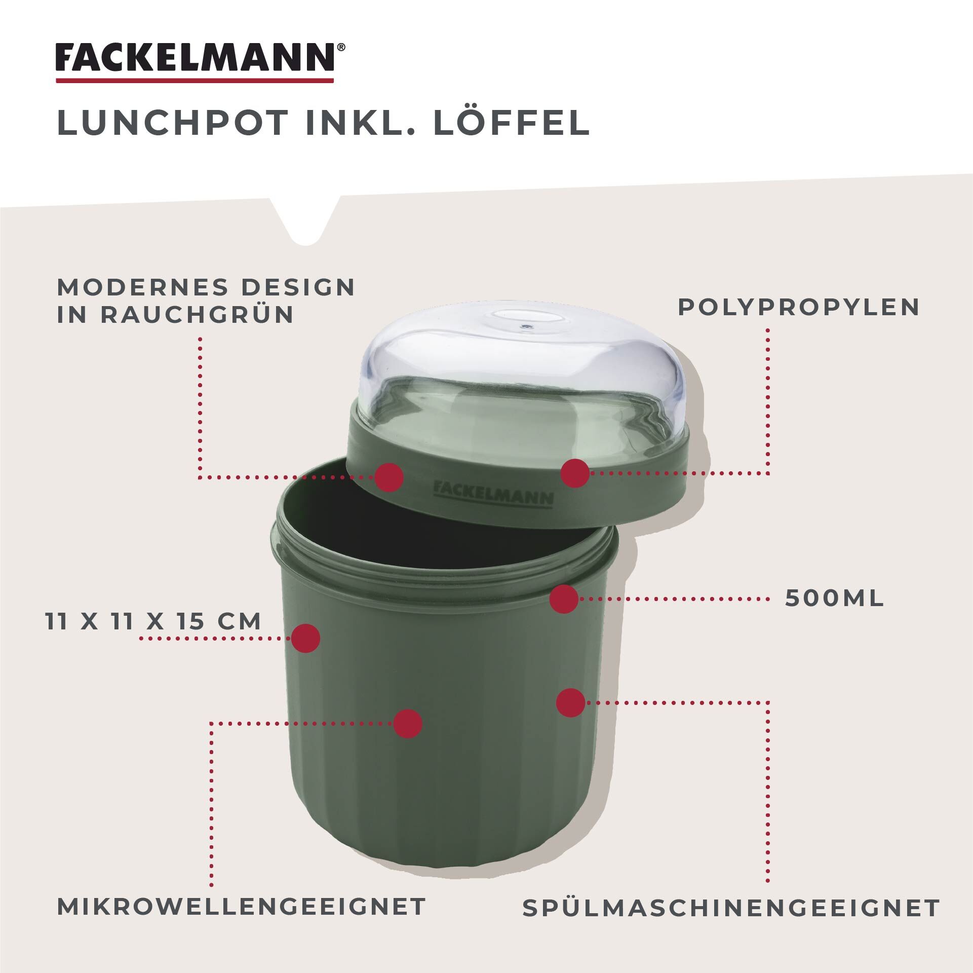 Kubek Müsli-To-Go z łyżką – idealny na każdy posiłek