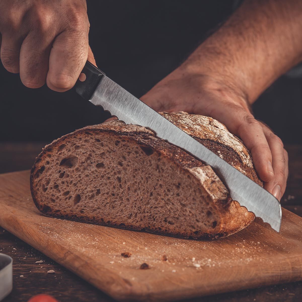 Nóż do chleba Mega, 20 cm - idealny do krojenia wypieków