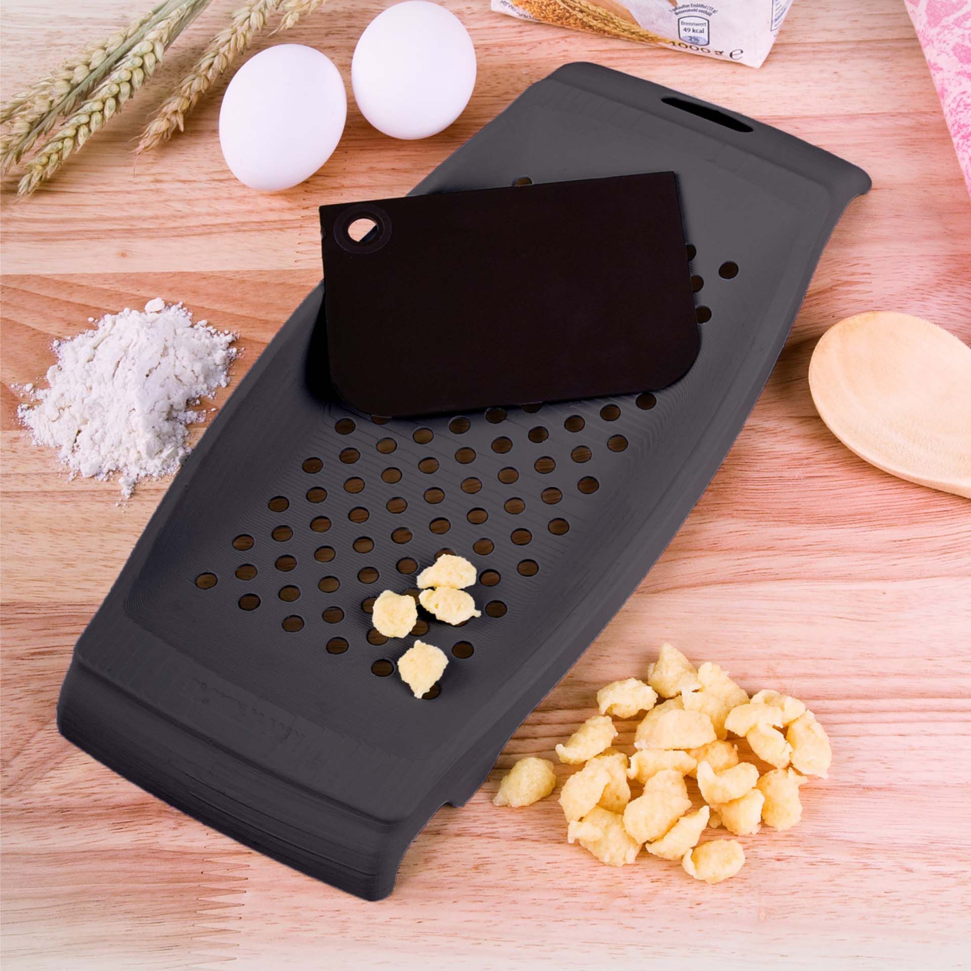 Ręczna szatkownica do spätzli + idealna do przygotowywania pysznych klusek