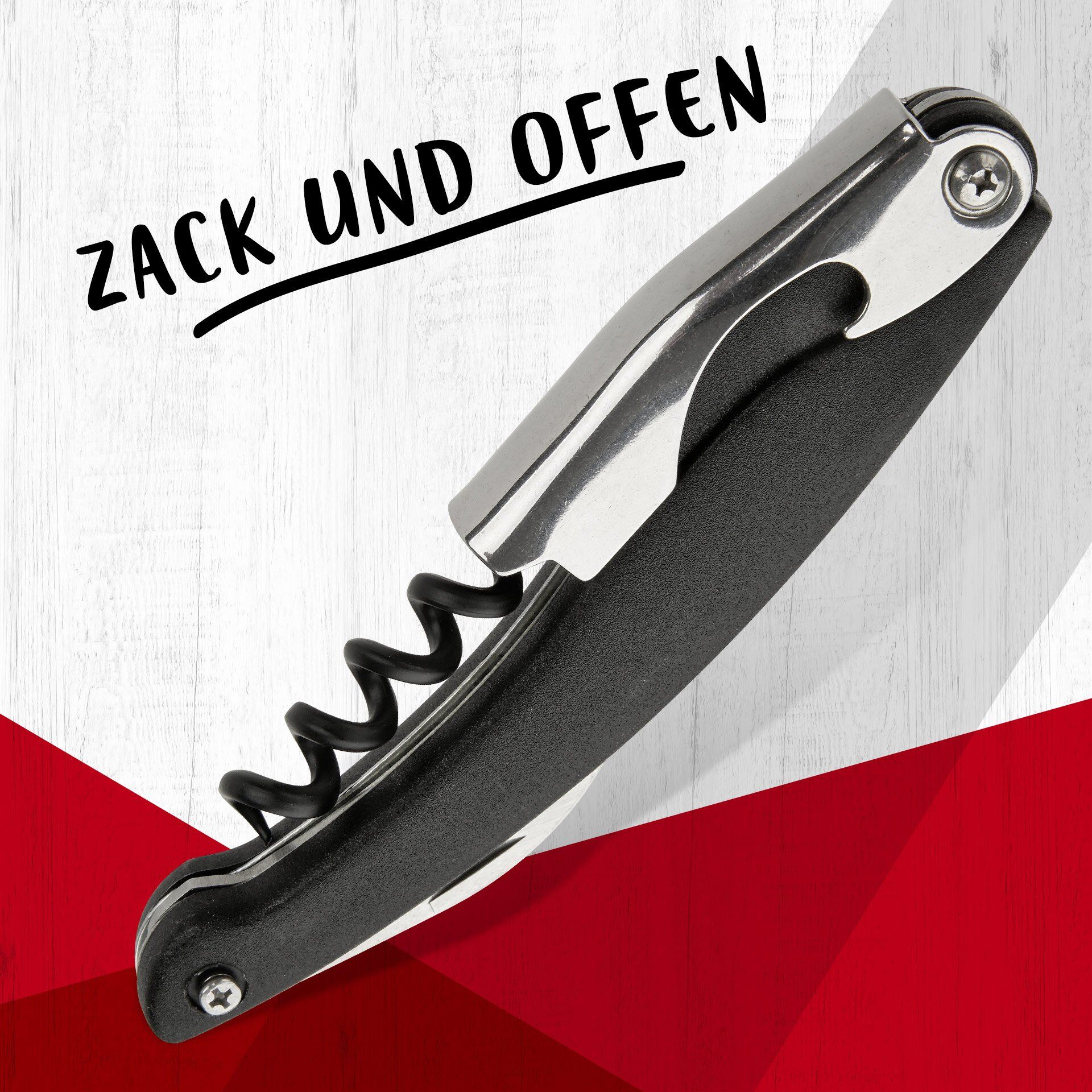 Korkociąg elegancki - łatwe otwieranie butelek