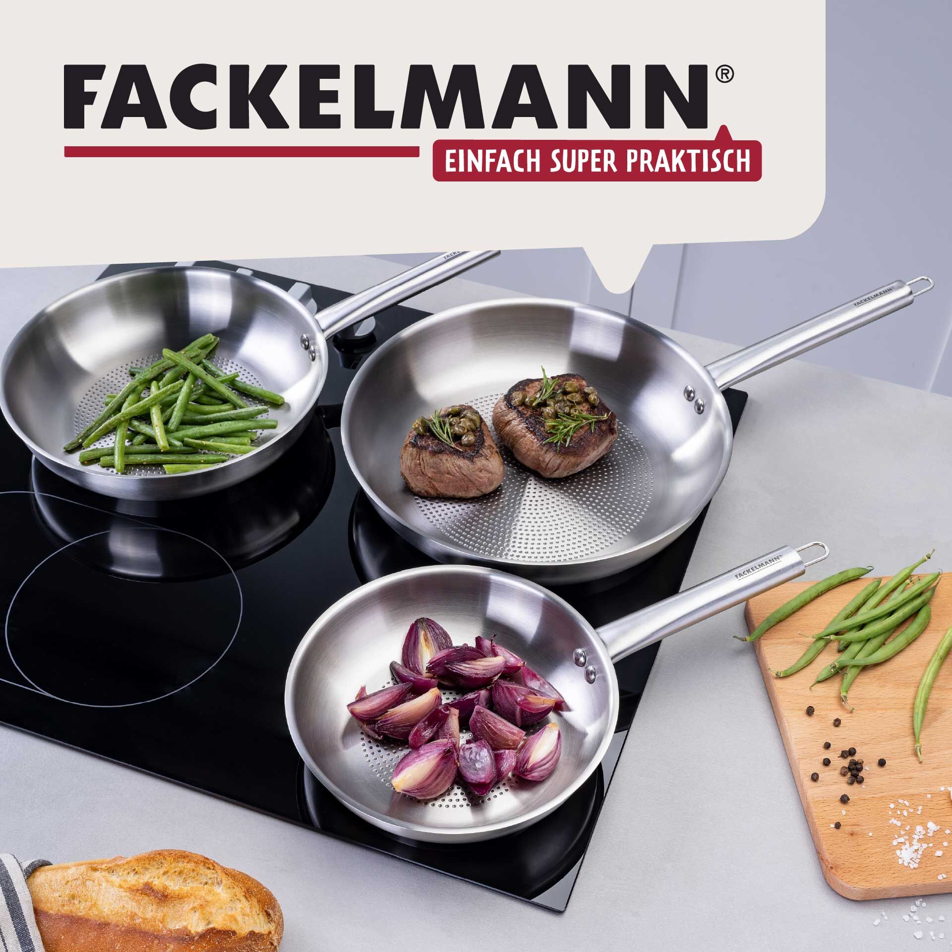 Patelnia ze stali nierdzewnej 20 cm - elegancja i funkcjonalność