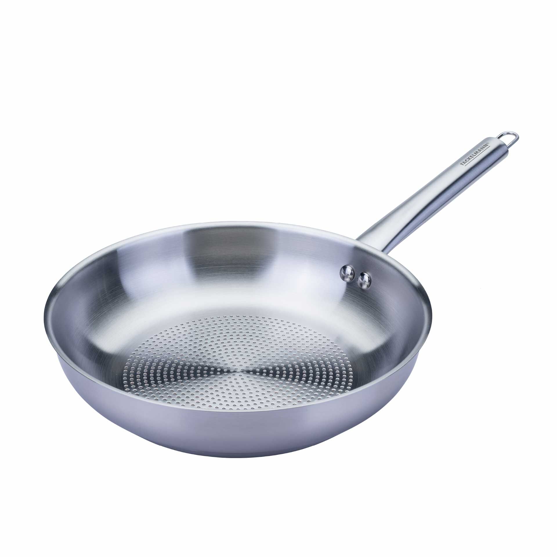 Patelnia stalowa z owalnym uchwytem, Ø24cm – doskonałe smażenie
