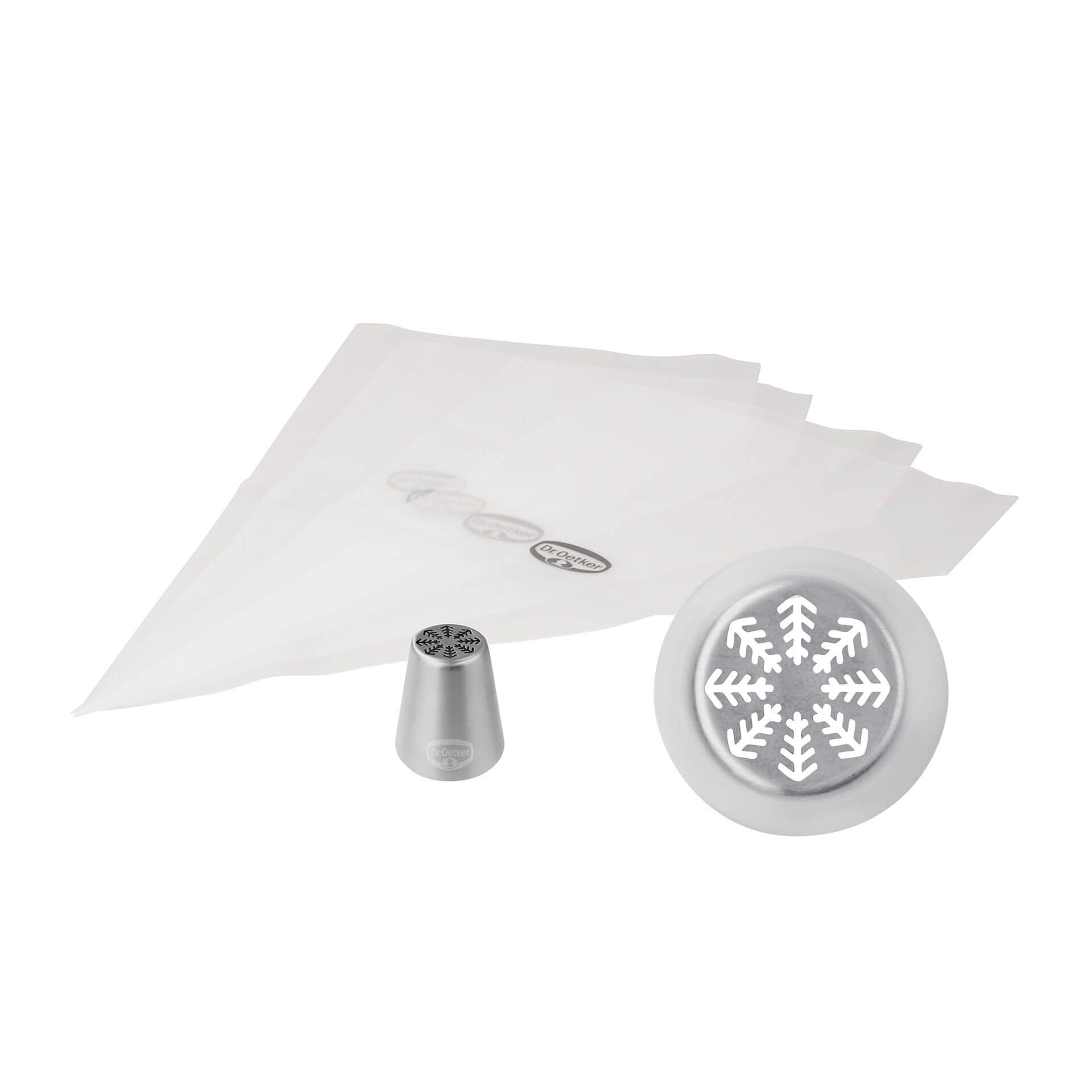 Tylka do dekoracji w kształcie kryształu lodu – idealna do zimowych wypieków