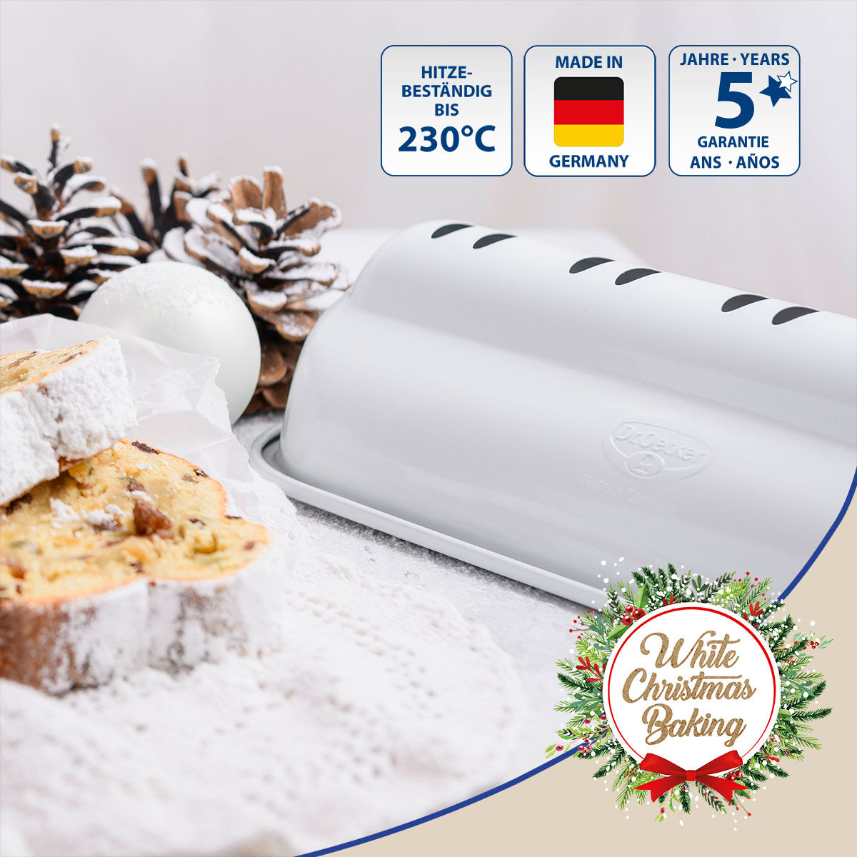 Forma do pieczenia Stollen – przynieś zimowy klimat do swojej kuchni