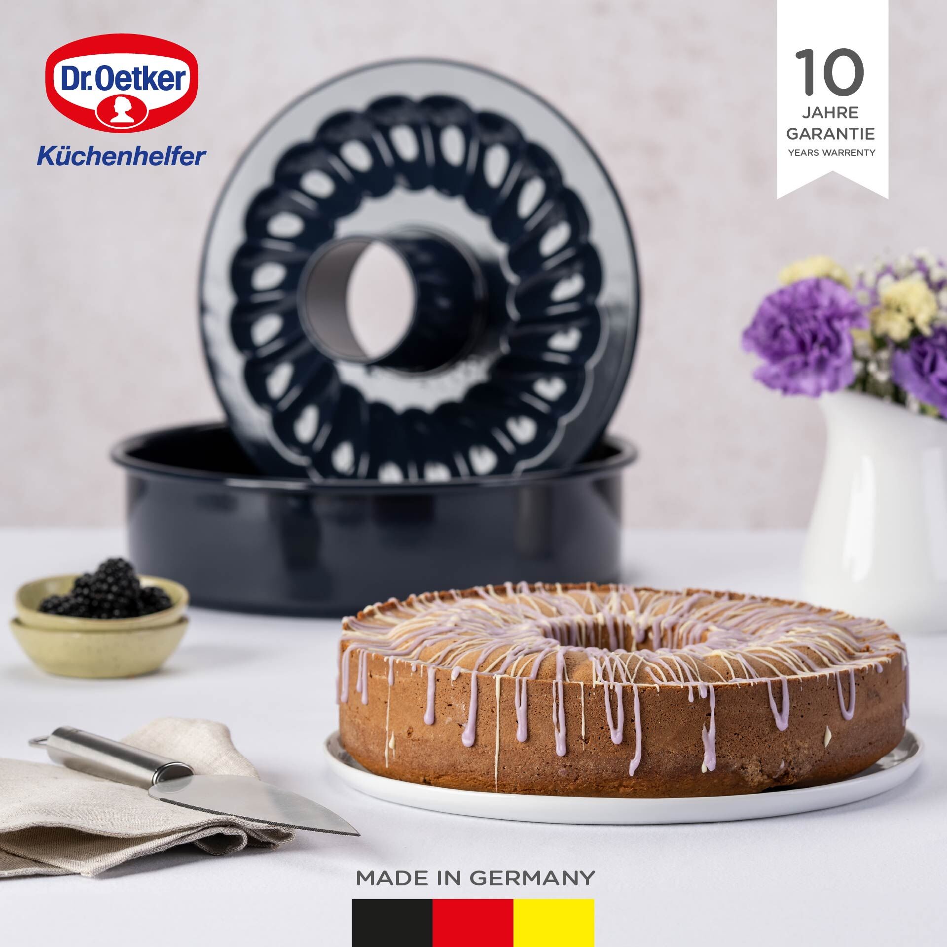 Forma do pieczenia z płaskim i rurkowym dnem - doskonałe wypieki