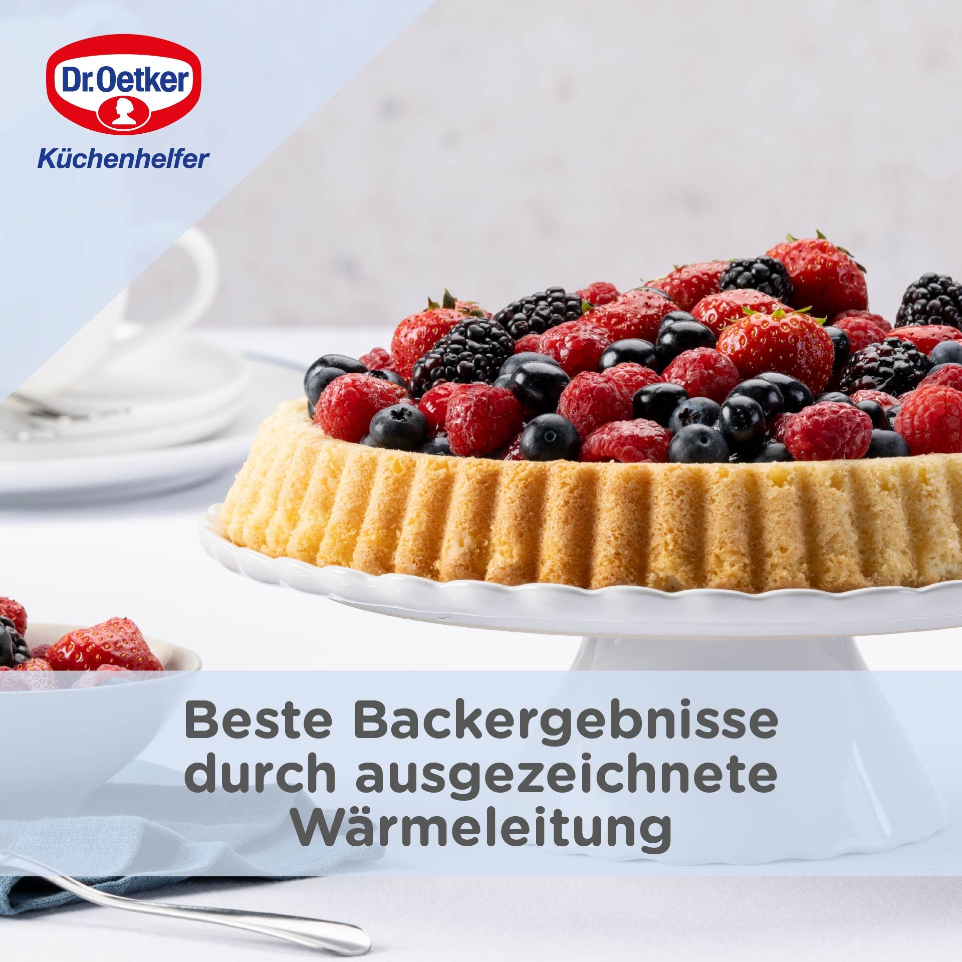 Forma do ciasta owocowego z premium asortymentu Dr. Oetker - najwyższa jakość i trwałość