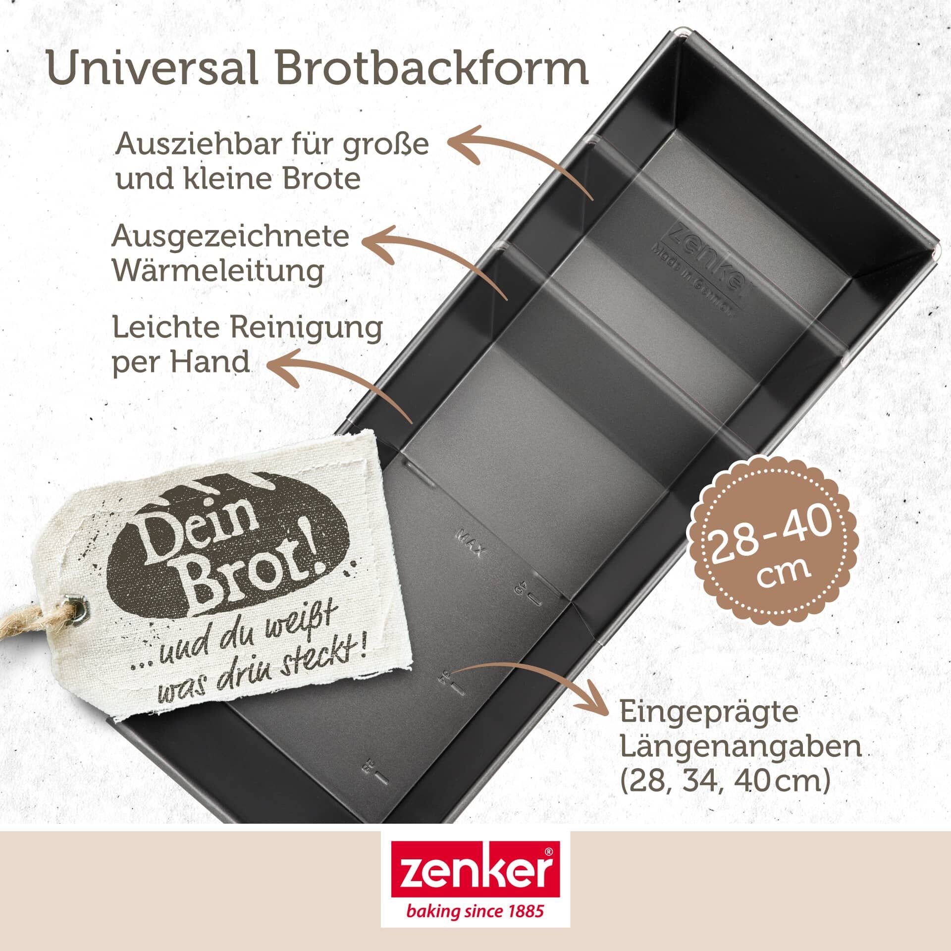 Regulowana forma do pieczenia chleba Black Metallic – idealny kształt i smak