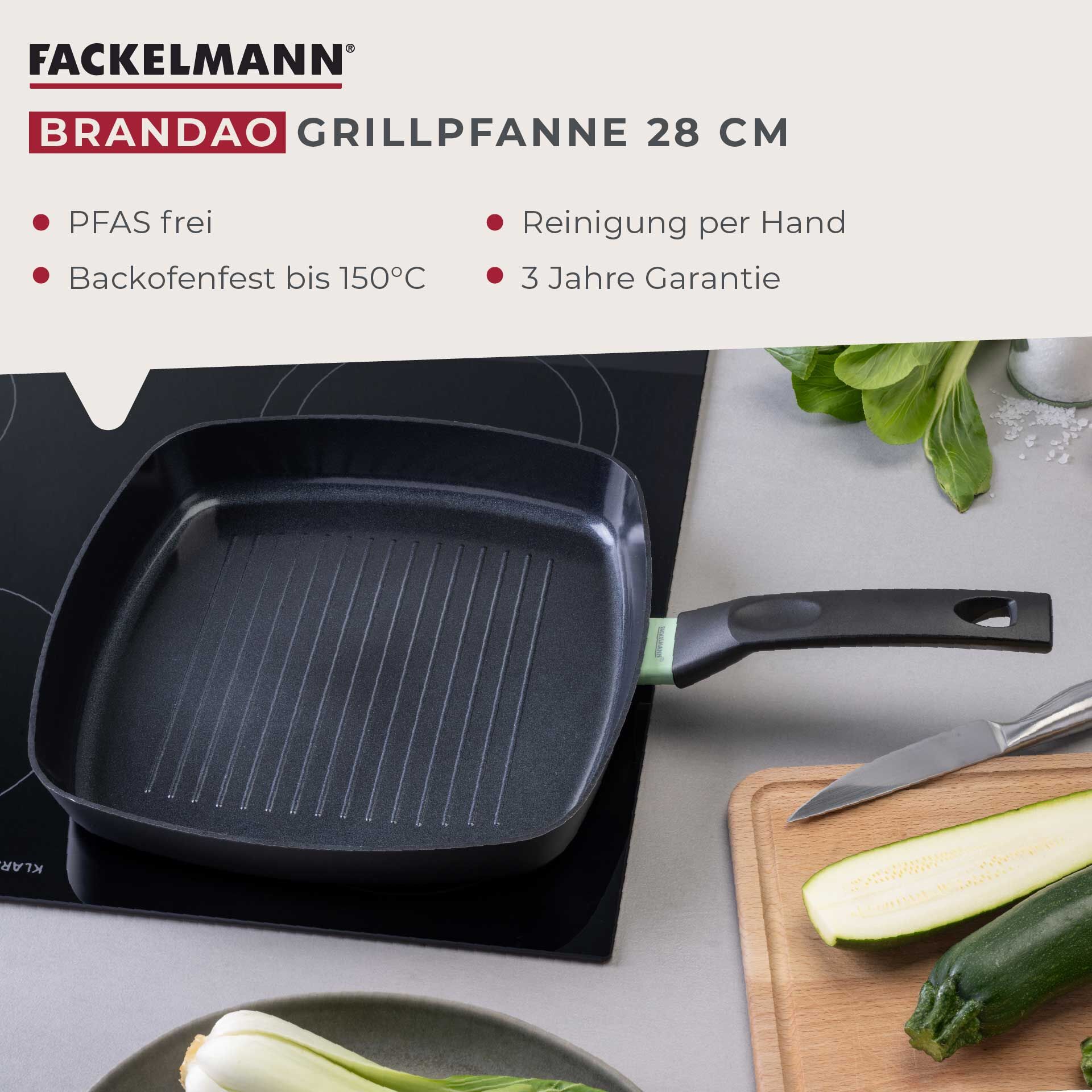 Patelnia grillowa Brandao – grillowanie w Twojej kuchni