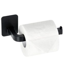 Toilettenpapierhalter Schwarz 16.5 cm | Klopapierhalter, Klorollenhalter, WC, Papierrollenhalter