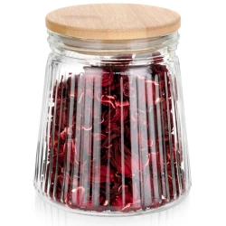 Dry Food Storage Container Glass with Lid and Gasket 700 ml