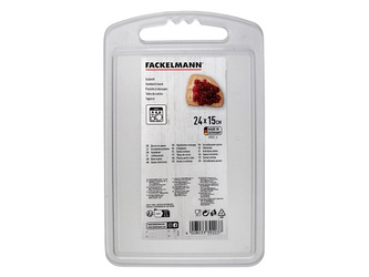 Deska do krojenia 24x15 cm przezroczysta FACKELMANN