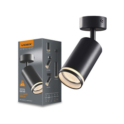 Wall and ceiling spotlight luminaire VIDEX-GU10-MARTIN-BLACK