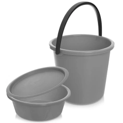 Bucket with Bowl and Cover 5 / 13l 3 pcs