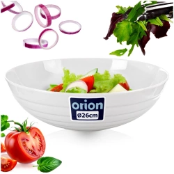 Serving Bowl Porcelain White MONA 26 cm, 2.5 l