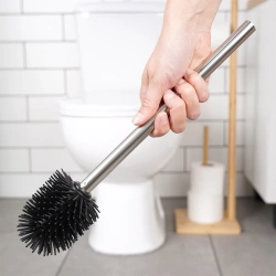 Toilet Brush Silicone Black Spare 35 cm
