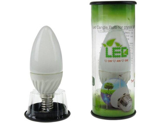 Żarówka LED E14 Świeczka 4W = 40W 2700–3200K Ciepła Biel 270° LEDmaxx