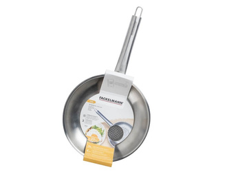 Patelnia stalowa z owalnym uchwytem, Ø20 cm FACKELMANN