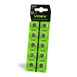 Bateria alkaliczna VIDEX AG10/LR1130 BLISTER 10 szt.