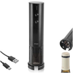 Korkociąg do wina elektryczny z ładowarką 19,5 cm