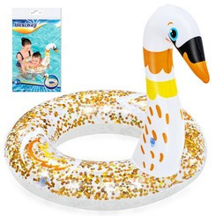 Bestway Inflatable children's swimming ring GLITTER SWAN 61cm 36306