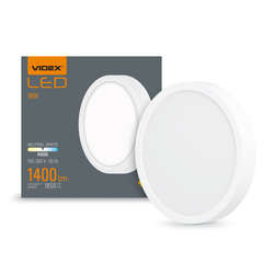 LED Surface Downlight Fixture VIDEX-DOWNLIGHT-LED-DLRS-18W-NW