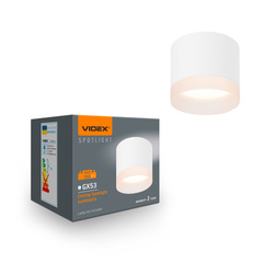 Lampa Sufitowa Oprawa Natynkowa Videx 1x GX53  SPOT Punktowa Biała