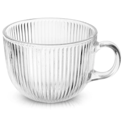 Glas für Kaffee und Tee 500 ml | Trinkglas, Wasser Tee Kaffee, Saft, Cocktail