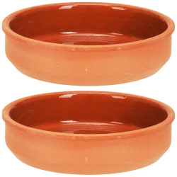 Auflaufform Backform Schale aus Steinzeug 2 Stück Set 450 ml