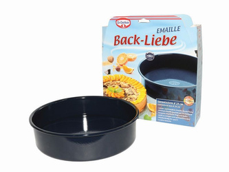 Forma blacha do pieczenia ciast tortownica Ø28 cm z emalią Dr. Oetker