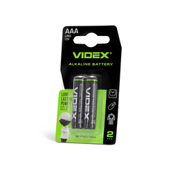 Bateria alkaliczna VIDEX AAA LR03 2 szt.