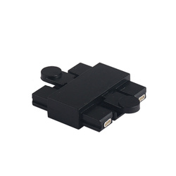 Straight connector for magnetic busbar VIDEX VL-TRMS-FC01B Black