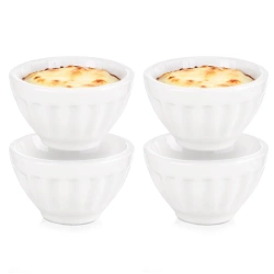 Snackschalen aus Keramik 6 cm, 40 ml 4 Stk. | Müslischale, Dessertschale, Snackteller, Snack, Set