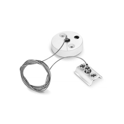 Zestaw zawieszenia do szynoprzewodu VIDEX biały