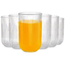 Trinkgläser 400 ml 6 Stk. | Wassergläser Saftgläser, Set, Longdrinkgläser