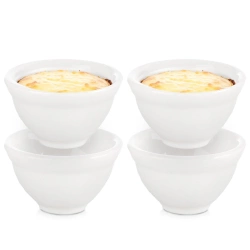 Snackschalen aus Keramik 6 cm, 40 ml 4 Stk. | Müslischale, Dessertschale, Snackteller, Snack, Set