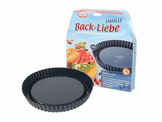 Forma blacha do pieczenia ciast tarty  babki, Ø28 cm, emaliowana Dr. Oetker