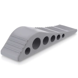 Türstopper Grau 12x3x2.7 cm | Türpuffer Türhalter Stopper, Wandpuffer Türschutz Wandschutz