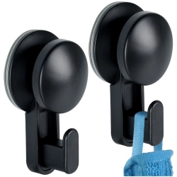 Suction Hook Black 5.5 cm 2 pcs