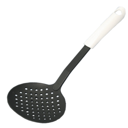 Łyżka cedzakowa, ażurowa 32 cm biała Arcadalina FACKELMANN 49229