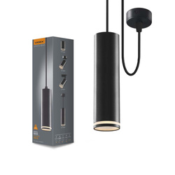 Pendant spotlight luminaire VIDEX-GU10-TATUM-BLACK