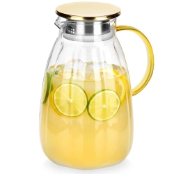 Jug Glass with Lid 2.2 l