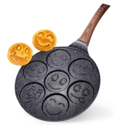 Spiegeleipfanne Granit Antihaftbeschichtete BLACK&WOOD 26 cm | Pfanne, Pancake, Spiegelei, Antihaft-Beschichtung