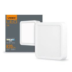 LED Surface Downlight Fixture VIDEX-DOWNLIGHT-LED-DLSS-12W-NW