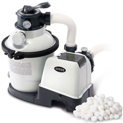 Pompa filtrująca piaskowa + kulki filtracyjne 5700 l/h INTEX 26644