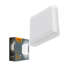 Facade double-sided luminaire VIDEX-6W-EVAN-WHITE