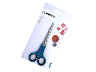 Nożyczki Essential, 17 cm, niebieskie FACKELMANN