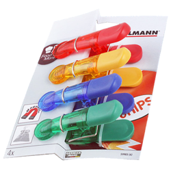 Klipsy zamknięcia z magnesem 4 sztuki FACKELMANN 59903