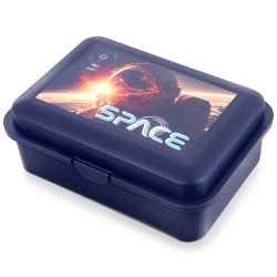Frühstücksbox Dunkelblau Kosmos 750 ml | Brotdose, Lunchbox, Brotbüchse, Lebensmittelbehälter Frischhaltedose